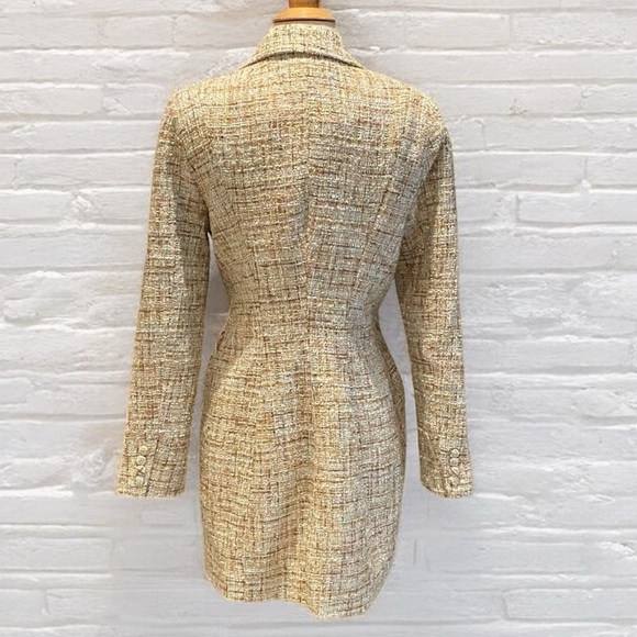 Chic Tweed Blazer Coat - Picture 4 of 4